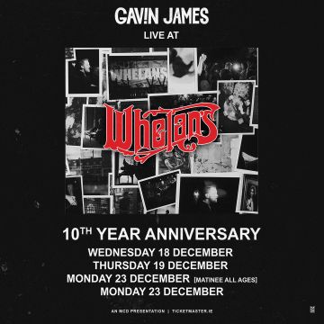 GAVIN JAMES (MON 23.12)