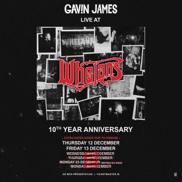 GAVIN JAMES (FRI 13.12)